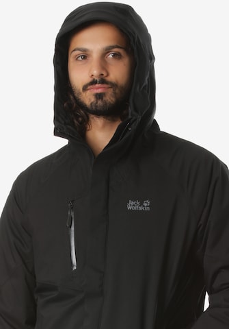 JACK WOLFSKIN Outdoor jacket 'Troposphere' in Black