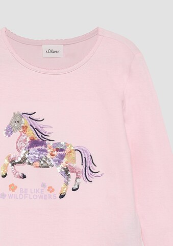 T-Shirt s.Oliver en rose
