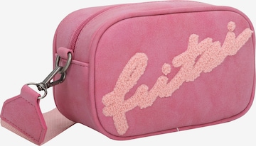 Borsa a tracolla 'Easy Go Limited Flocked' di Fritzi aus Preußen in rosa: frontale