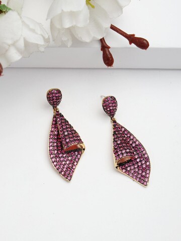 AVANT-GARDE PARIS Ohrringe 'Kristinaka' in Pink