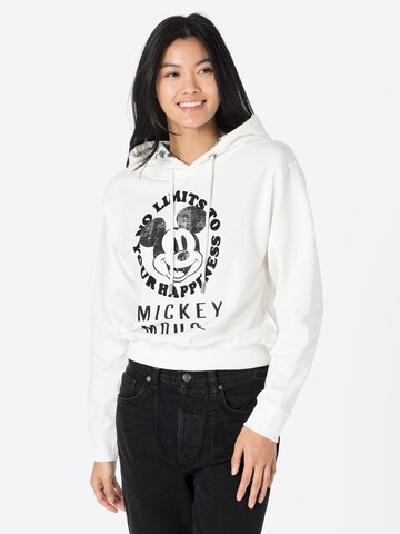 Frogbox Sweatshirt 'Mickey' in Weiß: predná strana