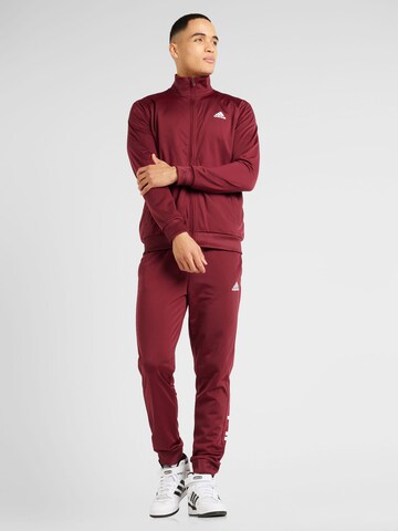 ADIDAS SPORTSWEAR Tracksuit in Red: front