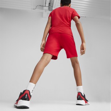 PUMA Regular Workout Pants 'Scuderia' in Red