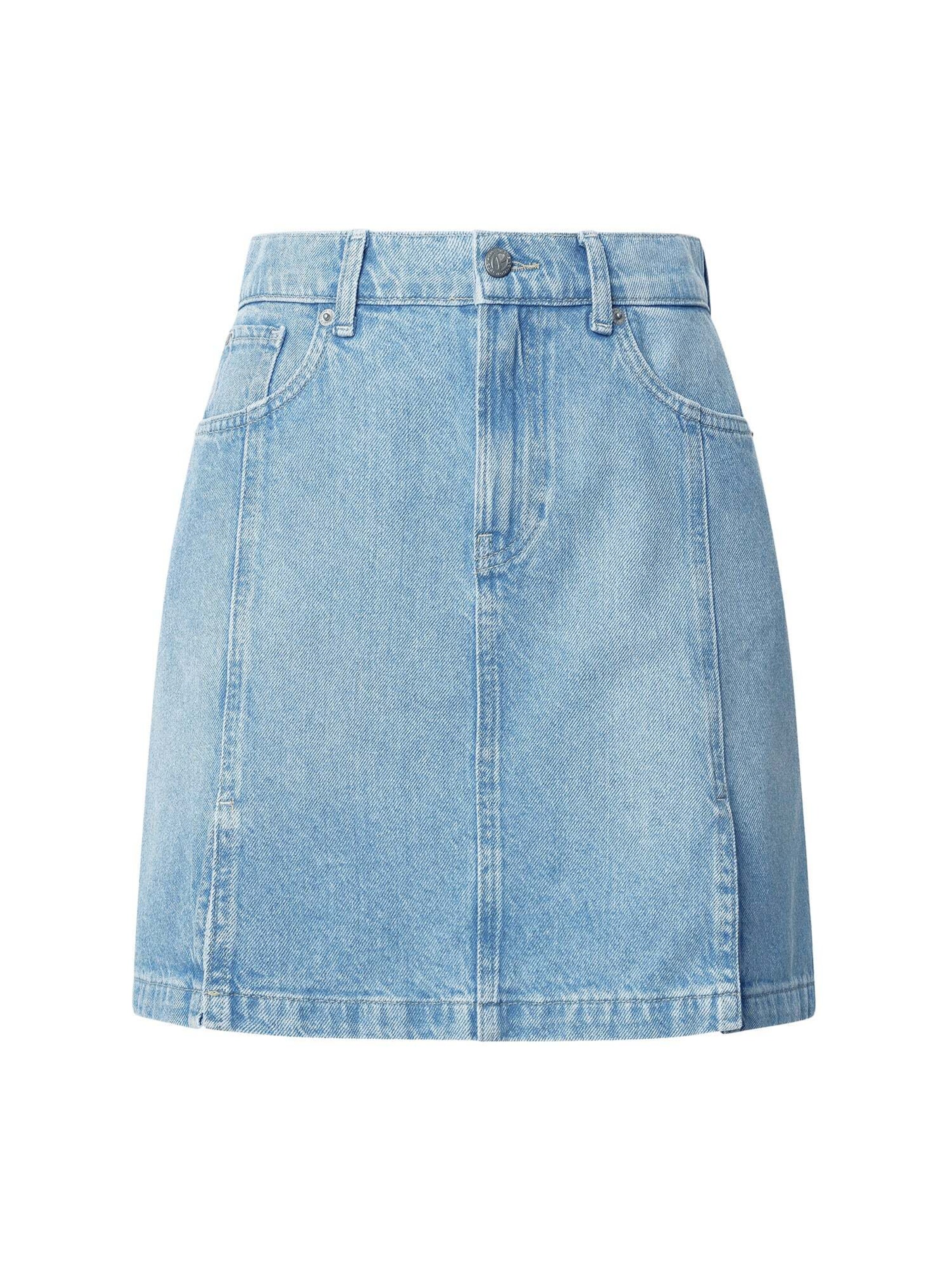 Pepe Jeans Rok in Blauw: voorkant