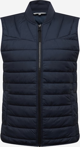 Gilet TOM TAILOR DENIM en bleu : devant