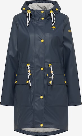 Schmuddelwedda Raincoat in Blue: front