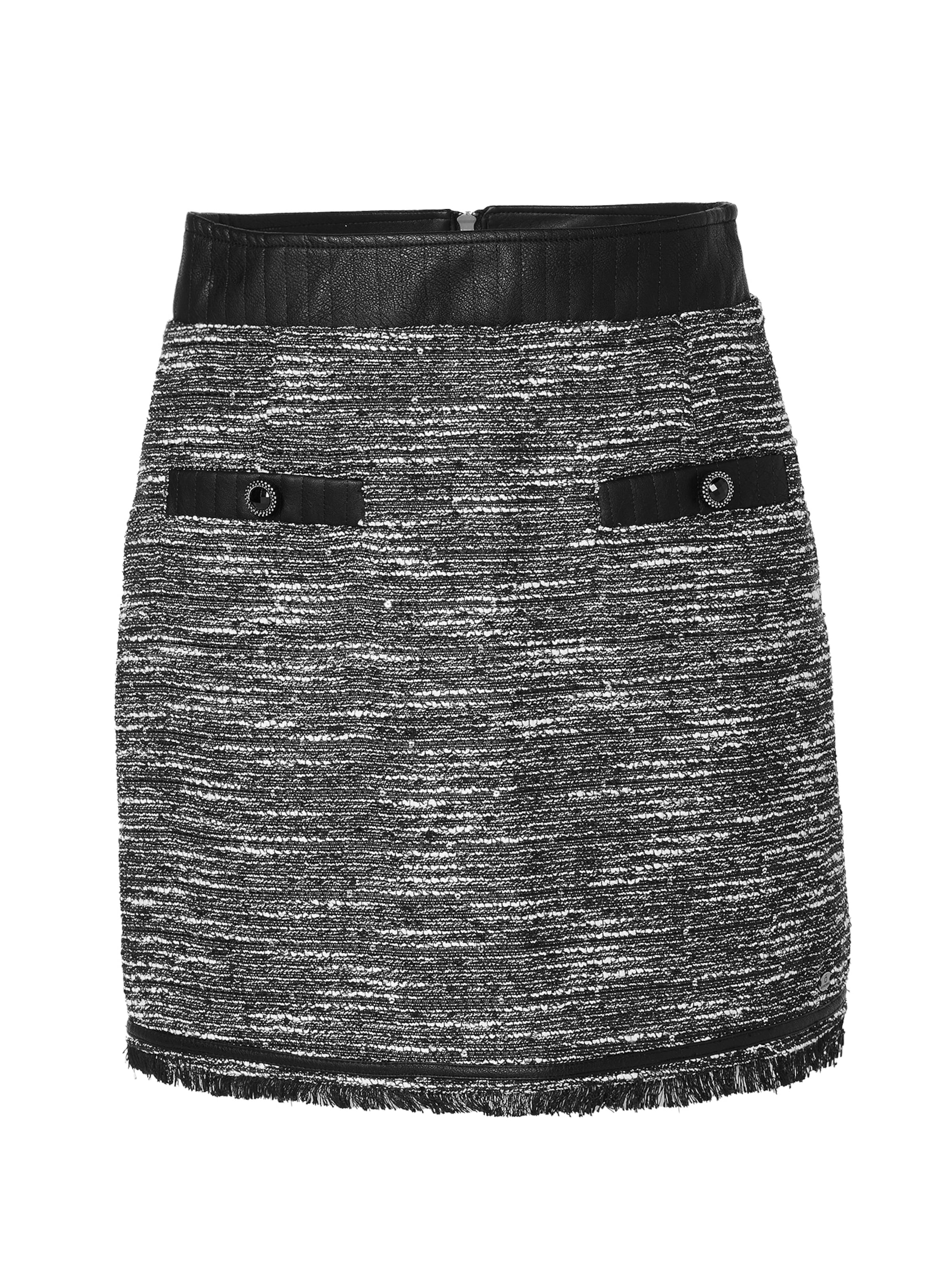 KOROSHI Nederdel i grå / sort / hvid, Produktvisning