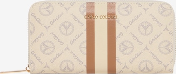 Carlo Colucci Portemonnee 'Elmazi' in Beige: voorkant