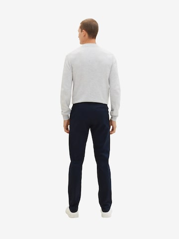 Coupe slim Pantalon chino TOM TAILOR en bleu