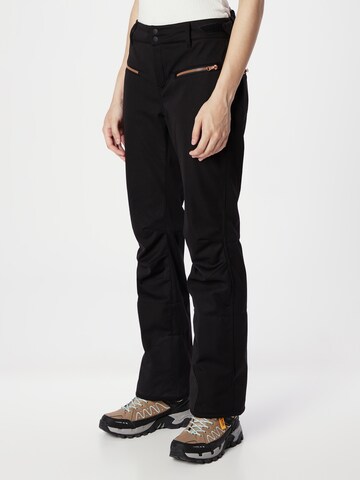 Wide leg Pantaloni per outdoor 'Coldlake-N' di BRUNOTTI in nero: frontale