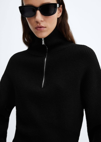 MANGO Sweater 'Rolon' in Black