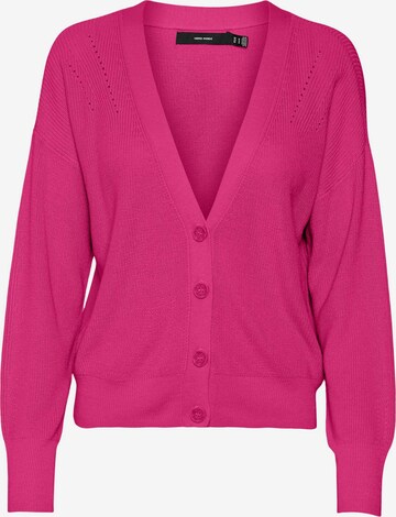 VERO MODA Strickjacke 'NEW LEXSUN' in Pink: predná strana