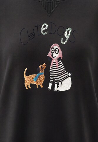 MYMO Sweatshirt in Zwart
