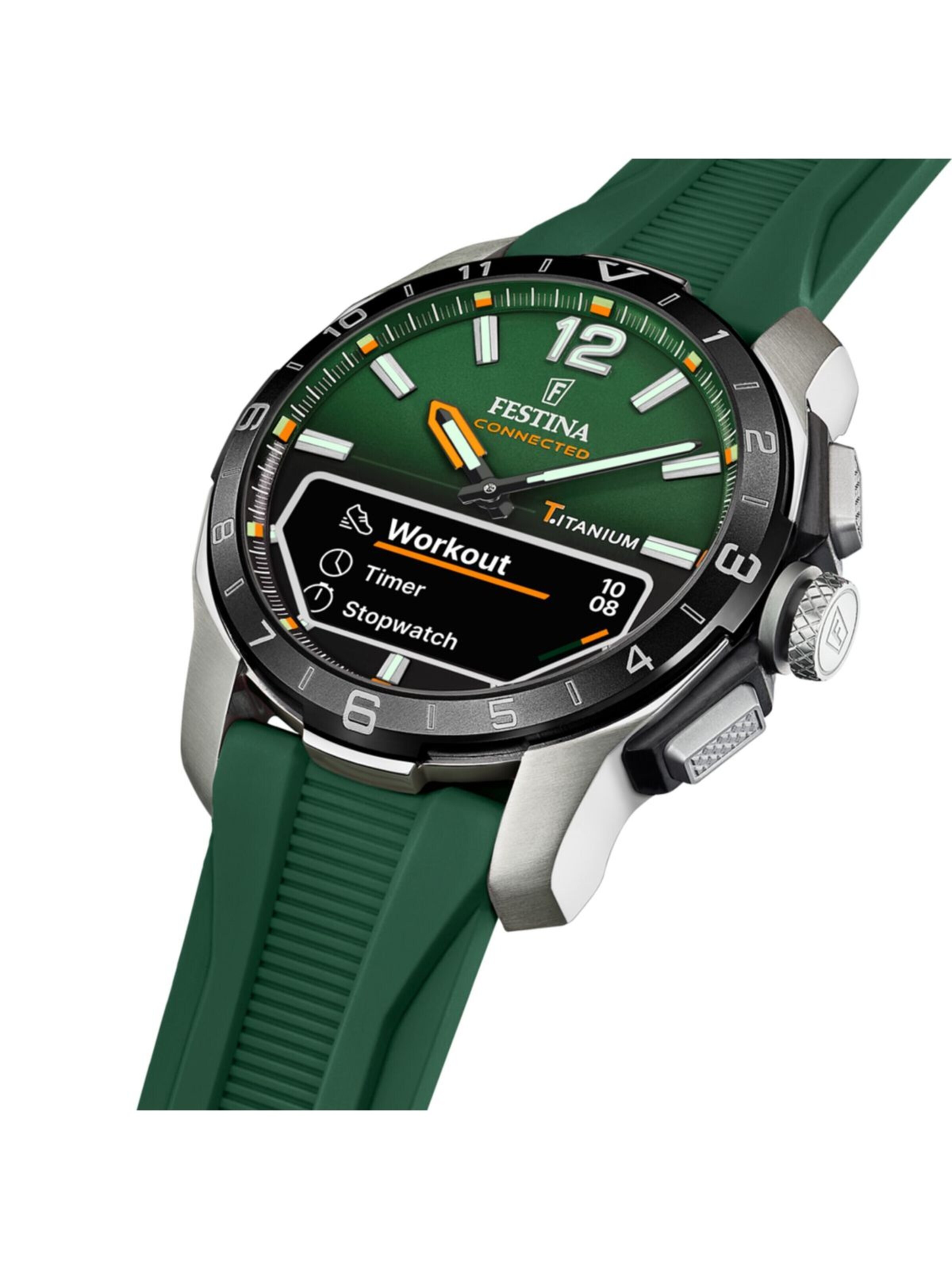 Montre digitale FESTINA en vert