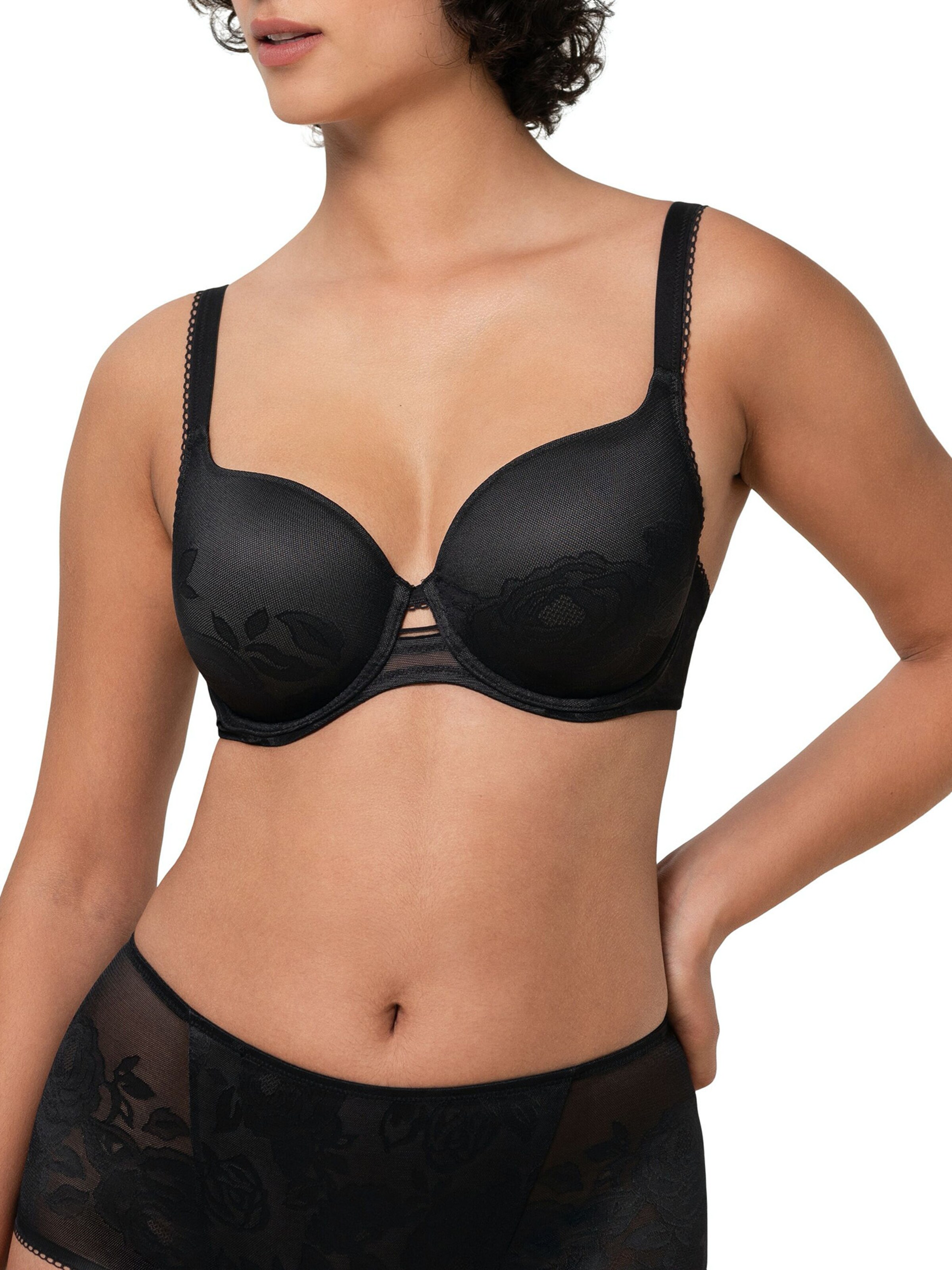 Soutien-gorge ' Wild Rose Sensation ' TRIUMPH en noir : devant