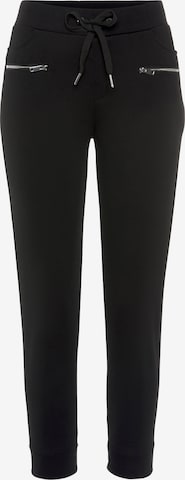 BRUNO BANANI Skinny Pants in Black: front