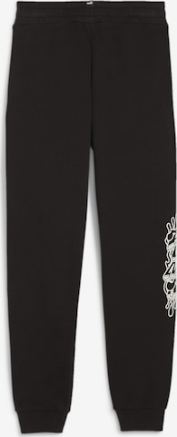 Effilé Pantalon de sport 'ESS+' PUMA en noir
