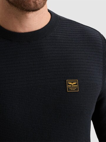 PME Legend Pullover 'Pullover in 100% cotton mouliné with texture' i blå