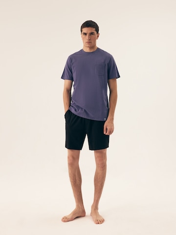 Henderson Pyjama kort 'Mick' in Blauw: voorkant