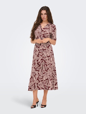 Robe-chemise 'JDYStarr' JDY en rouge : devant