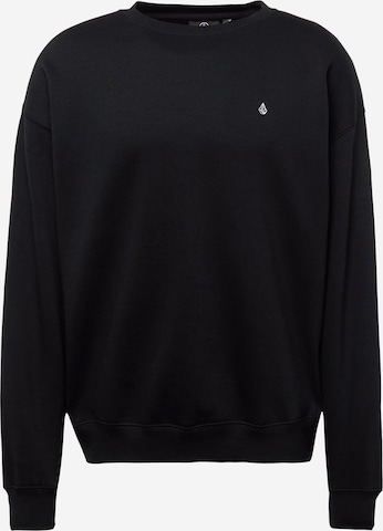 Volcom Sweatshirt in Black: front