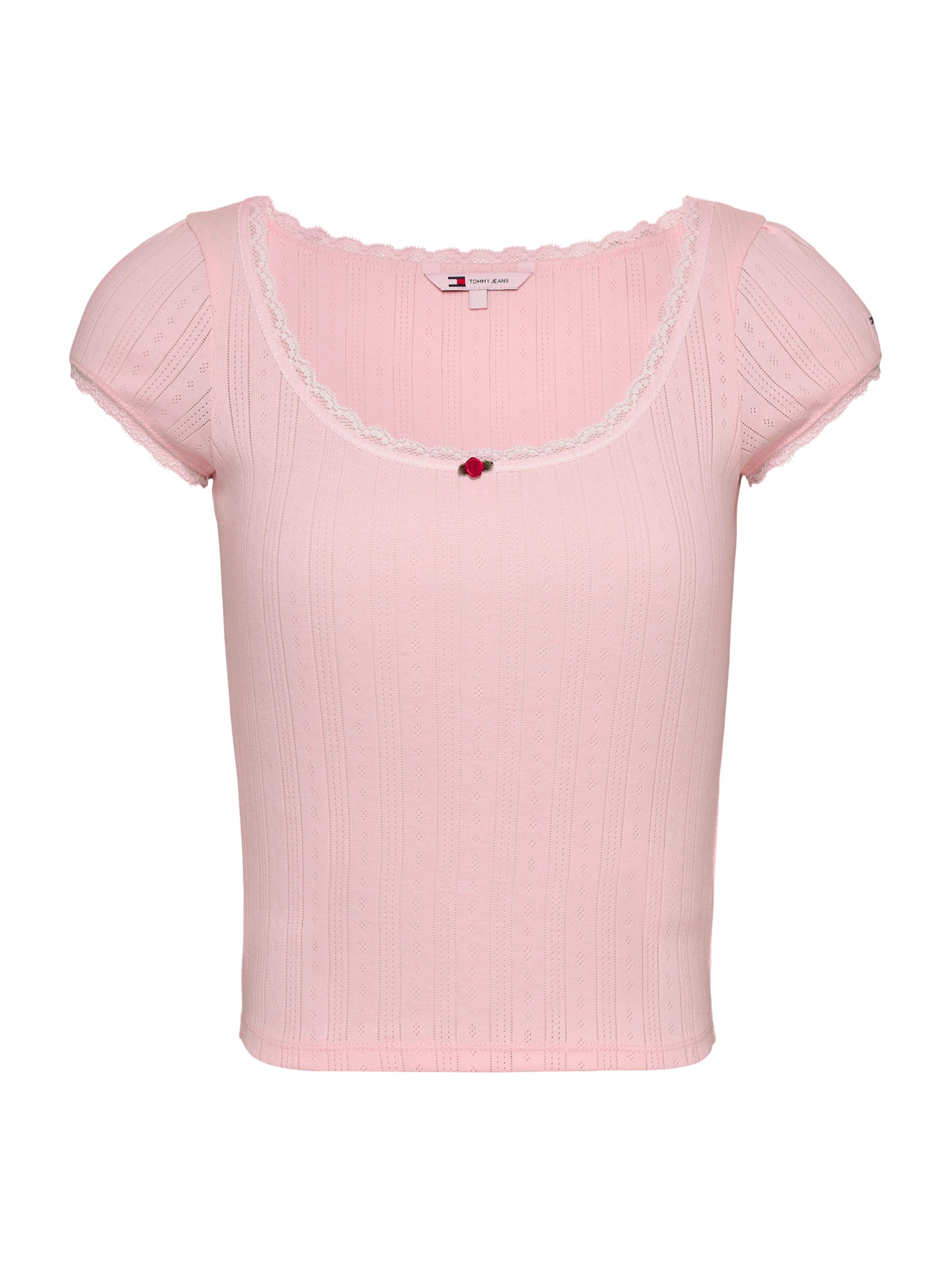 Tommy Jeans Shirt in Pink: front