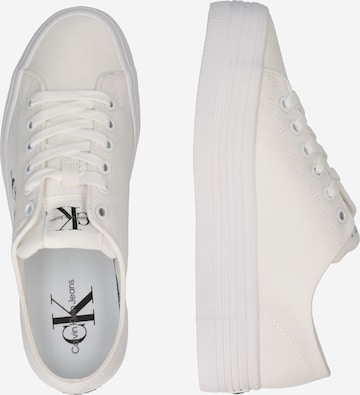 Sneaker low de la Calvin Klein Jeans pe alb