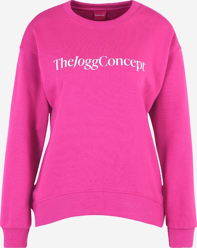 The Jogg Concept Sweatshirt 'SAFINE' i mørk pink / hvid, Produktvisning