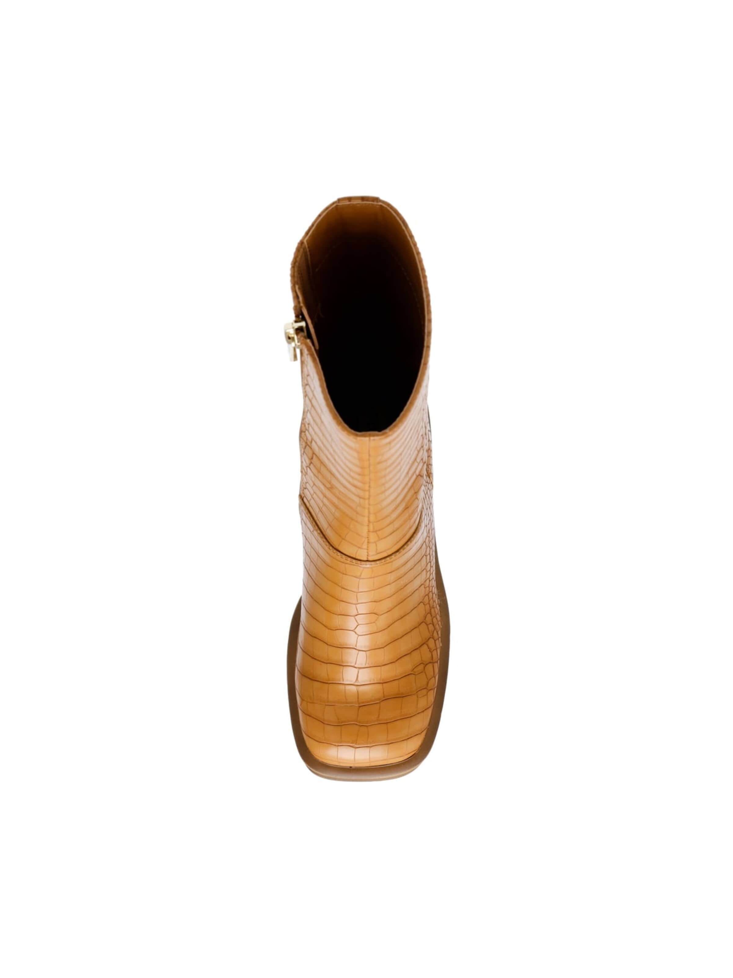 STEVE MADDEN Støvler 'FINITE TAN CROCO BROWN' i brun
