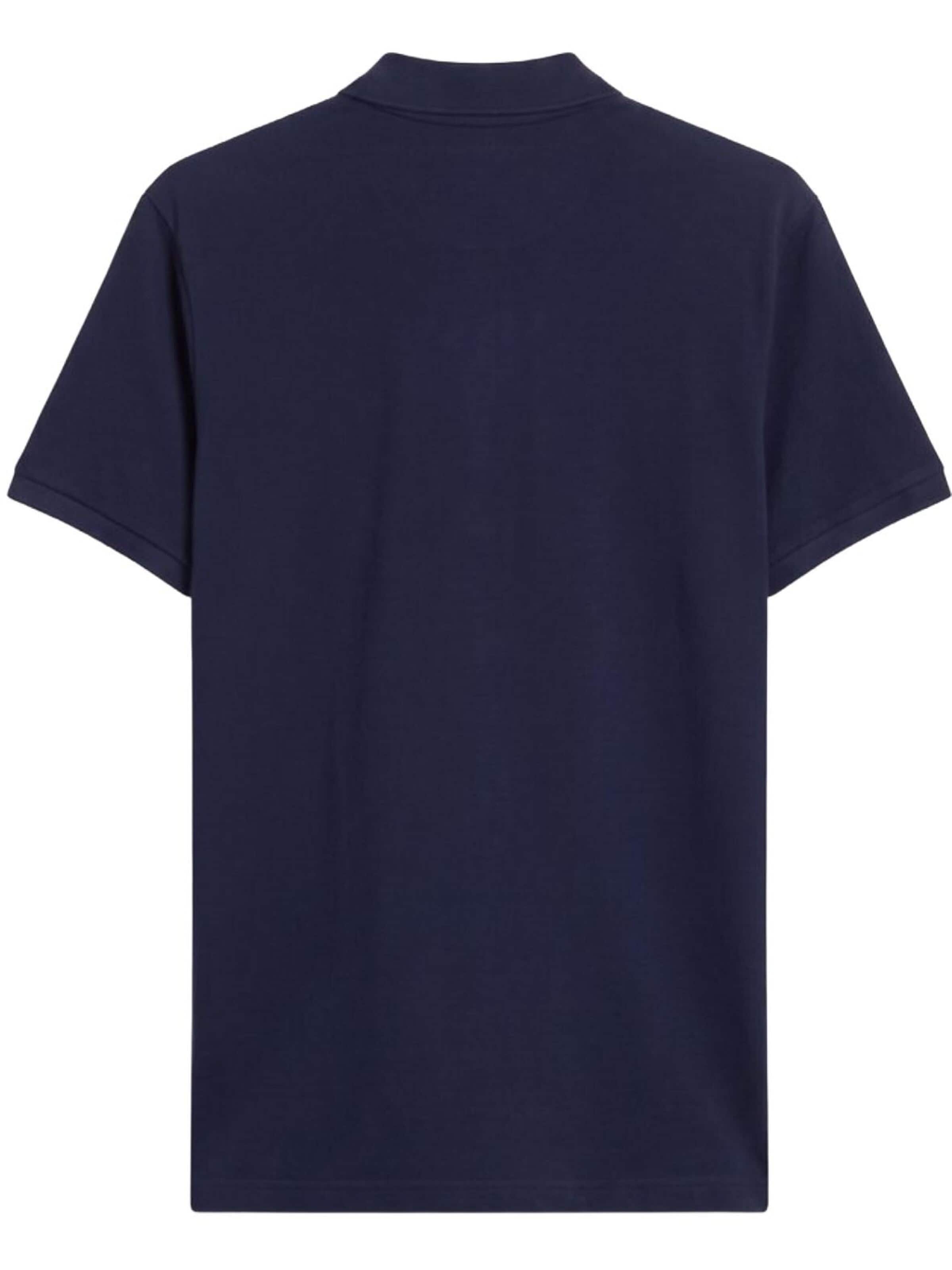 T-Shirt 'Zip Polo Shirt' LTB Jeans en bleu : devant