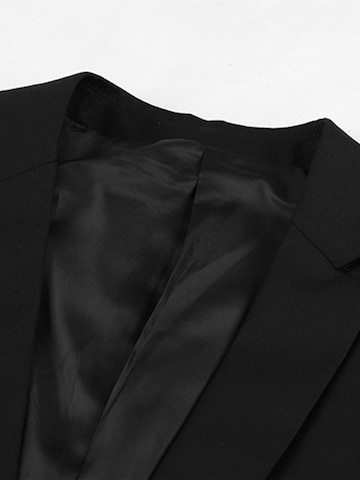 YOUTHUP Slim fit Suit Jacket 'Prägung' in Black