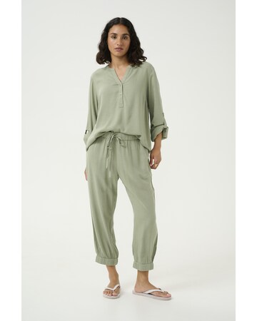 Kaffe Regular Trousers in Green