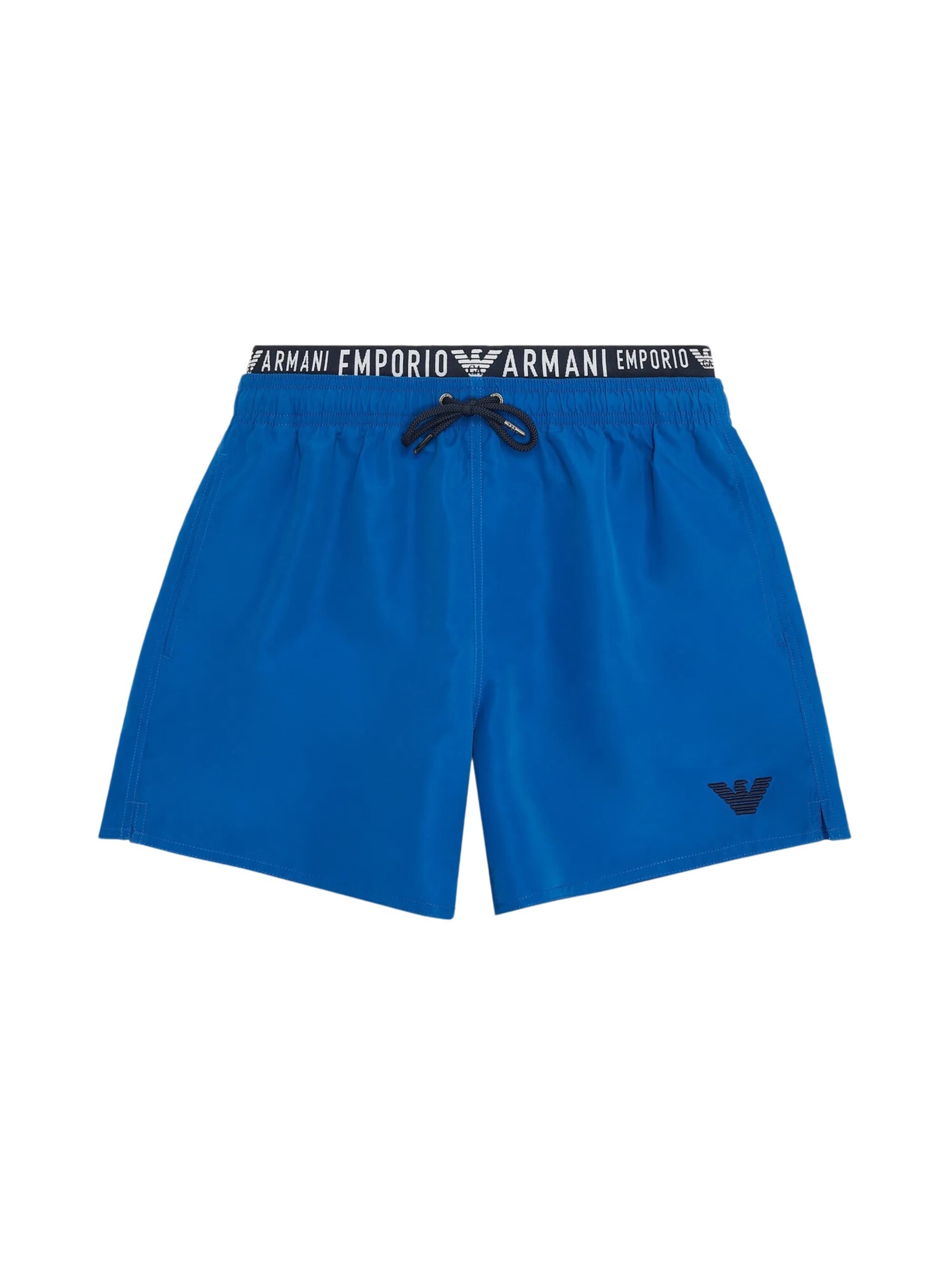 Emporio Armani Bathing trunks in Blue: front