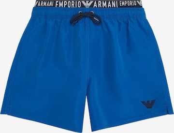 Emporio Armani Uimahousut värissä sininen: etupuoli