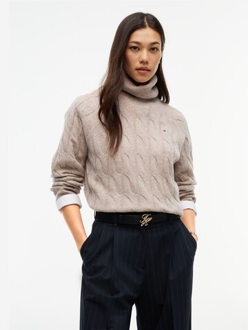 TOMMY HILFIGER Pullover in Braun: Vorderseite
