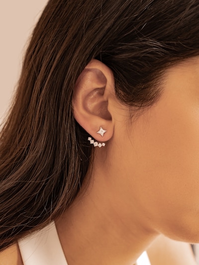 Orecchini 'Star Jacket' Hey Happiness di colore argento, Visualizzazione prodotti