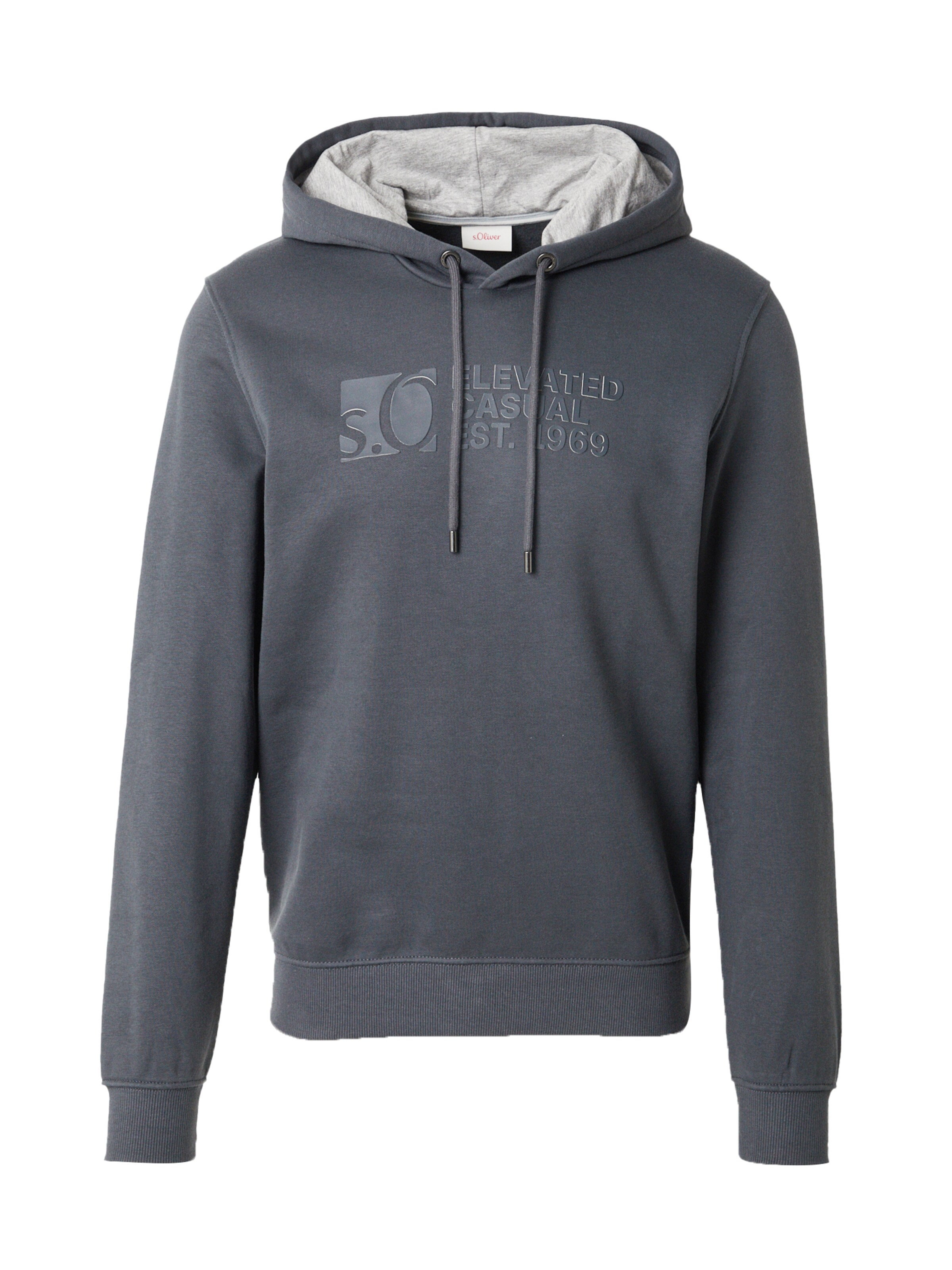 s.Oliver Sweatshirt in Grau: Vorderseite
