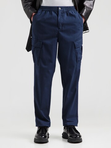 Lyle & Scott Loosefit Cargo nadrágok - kék: elől