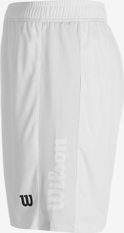 WILSON Loosefit Sporthose in Weiß