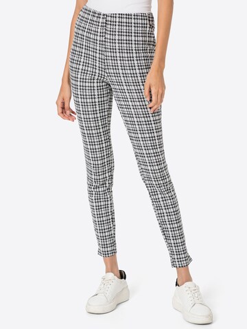 VILA Skinny Leggings 'VIHoundi' in White: front
