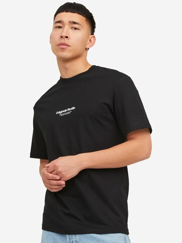 JACK & JONES Shirt 'Jorvesterbro' in Zwart