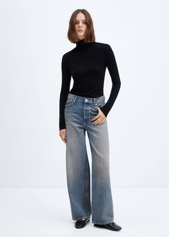 Wide Leg Jean 'Massy' MANGO en bleu