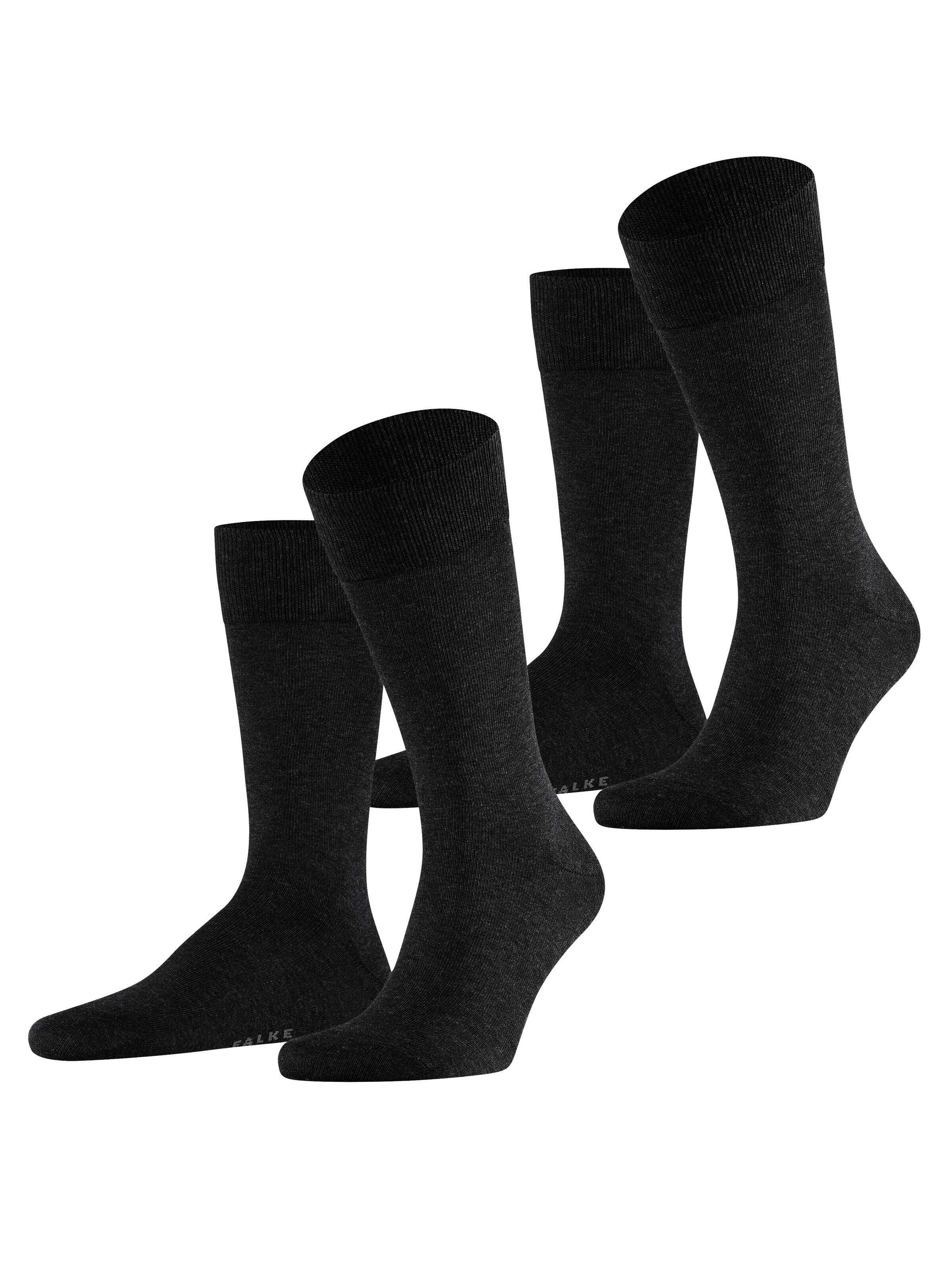 FALKE Socks 'Happy 2-Pack' in Grey