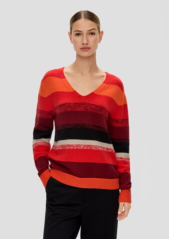 s.Oliver Sweater in Red: front