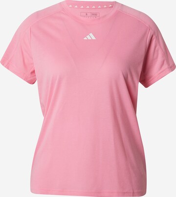 T-shirt fonctionnel 'Train Essentials' ADIDAS PERFORMANCE en rose : devant