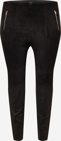 Vero Moda Curve Slimfit Leggings 'Donnadina' in Schwarz: predná strana