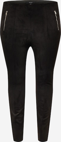Vero Moda Curve Slimfit Leggings 'Donnadina' i svart: framsida