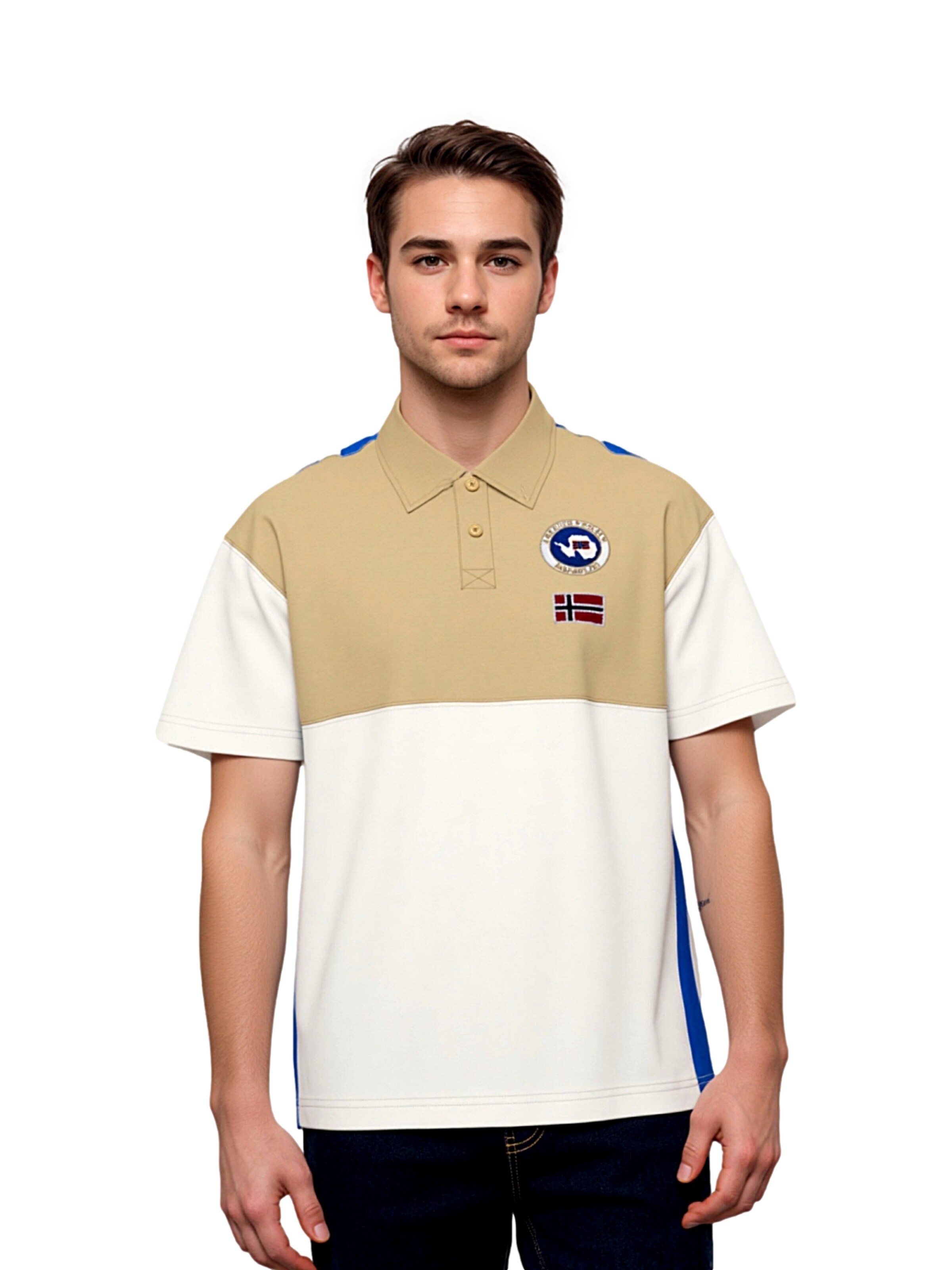 NAPAPIJRI Shirt 'E-Reflect' in Blauw: voorkant