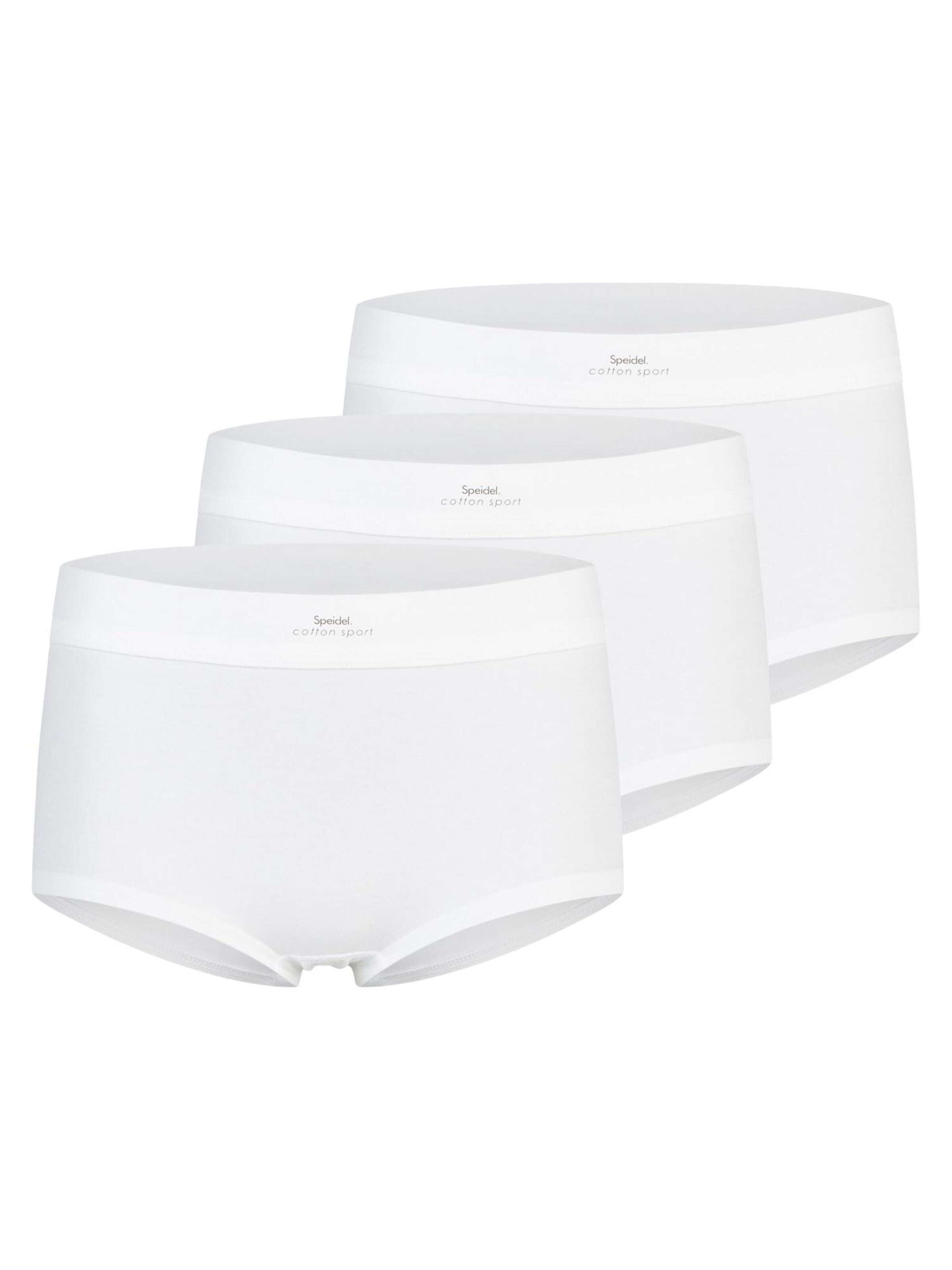 SPEIDEL Boyshorts 'Cotton Sport' in White: front