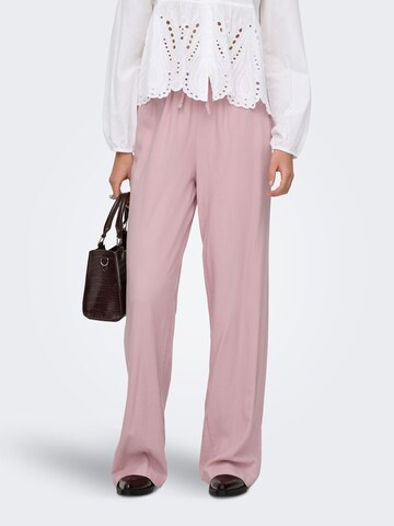 ONLY Loosefit Broek 'ONLGoa' in Roze: voorkant